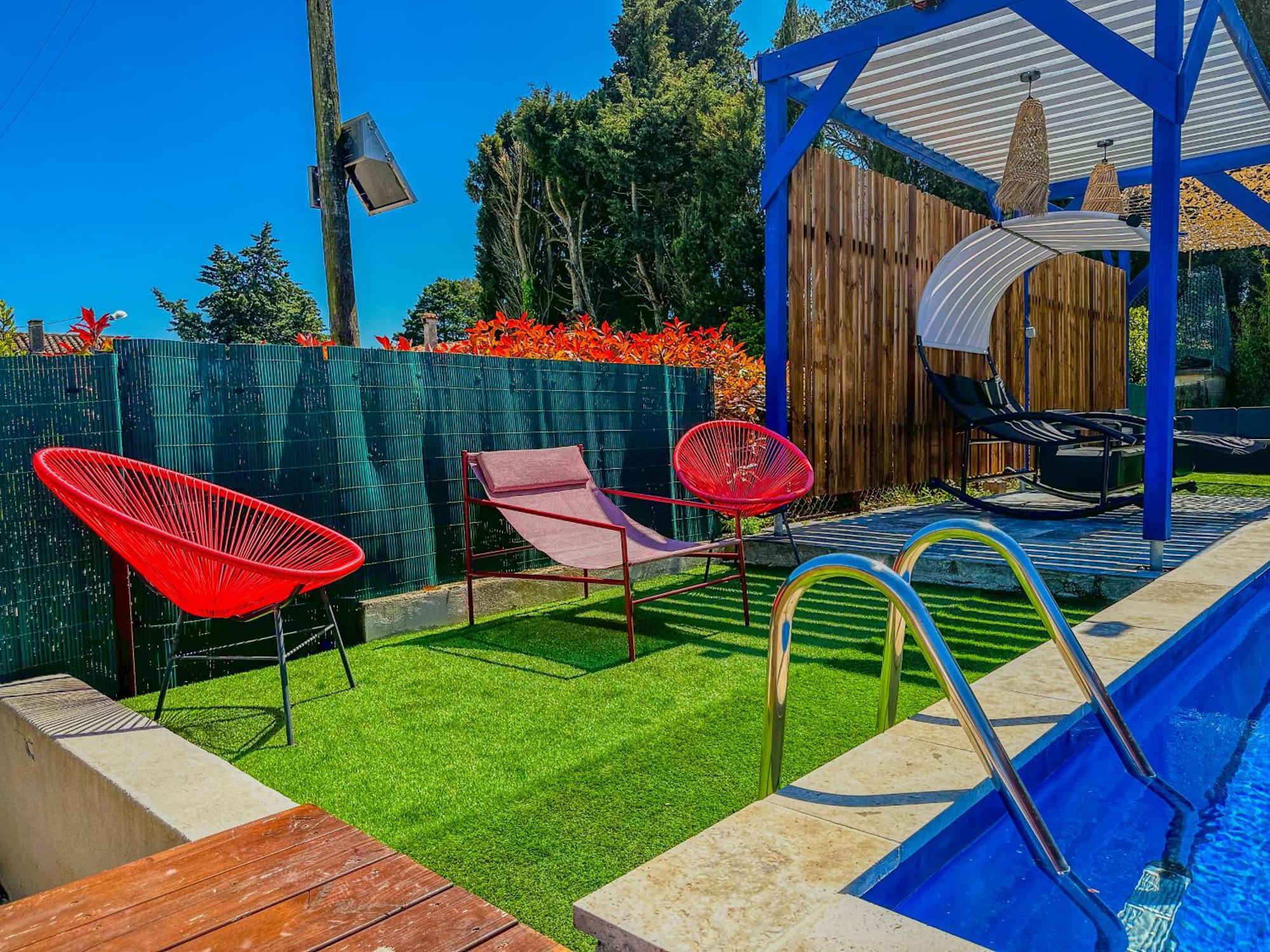 Willa Loft Modern Avec Jardin Piscine Et Pool House Lavalette Zewnętrze zdjęcie